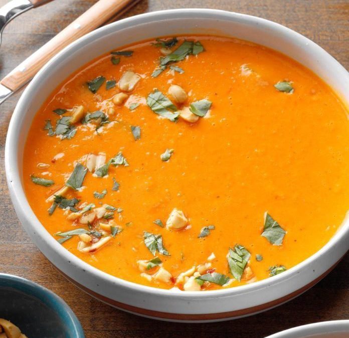 PB in the kitchen: Thai Butternut Squash Peanut Soup